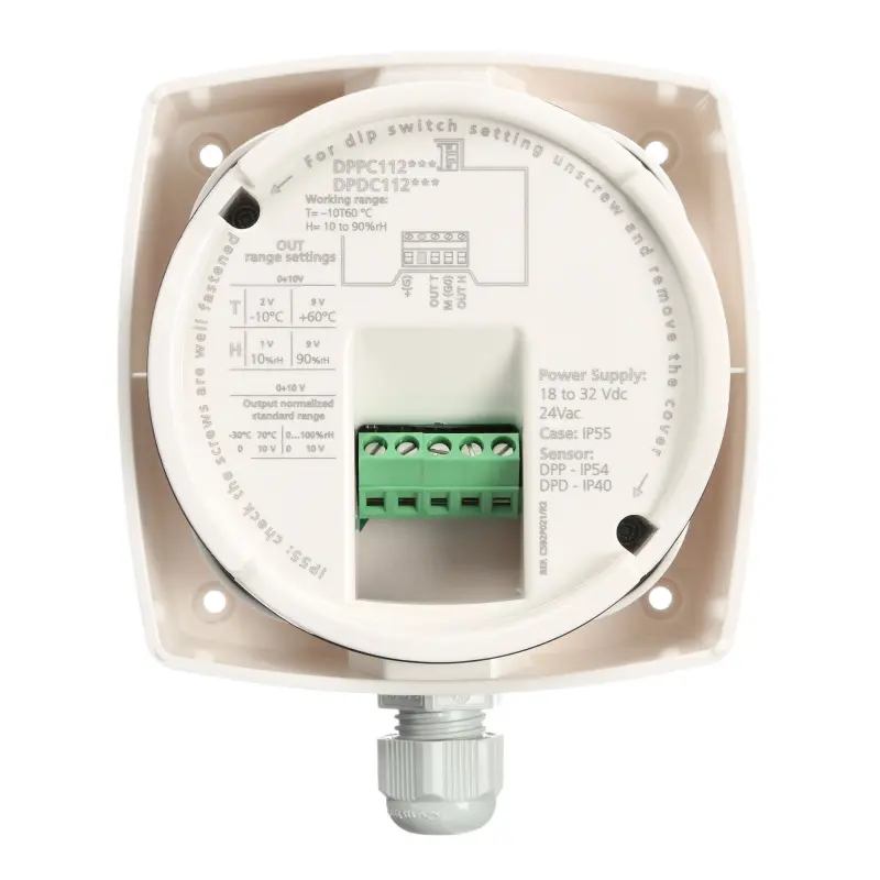 Čidlo kombinované VZT kanál teplota (-10T60) + RV 10-90%, 0-10 Vdc